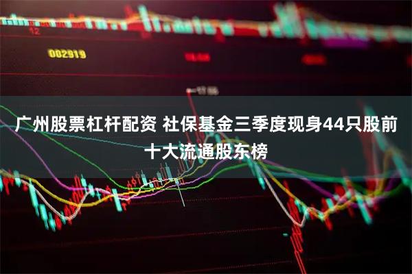 广州股票杠杆配资 社保基金三季度现身44只股前十大流通股东榜